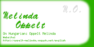 melinda oppelt business card